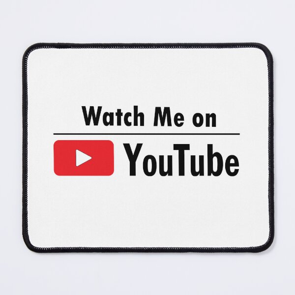 Item preview, "Watch Me on YouTube" Eye-Catching Creator Design designed and sold by DreamiCanvas.