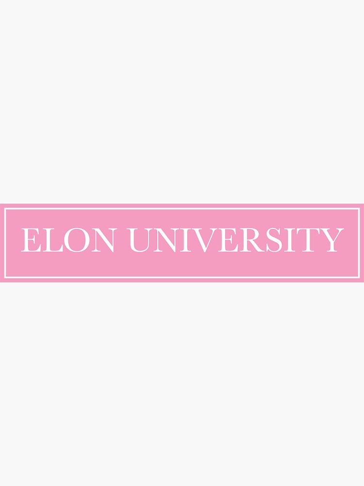 Elon University Sticker