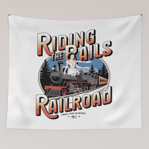 Item preview, Union railroad - Riding the rails - Union Pacific railroad - Polar express - Riding the train - American train designed and sold by JansenGS.