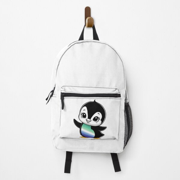 Item preview, Gay MLM Pride Baby Penguin, Kawaii MLM Flag Penguin designed and sold by Travelslightly.