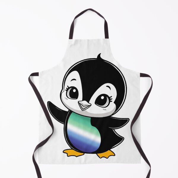 Item preview, Gay MLM Pride Baby Penguin, Kawaii MLM Flag Penguin designed and sold by Travelslightly.