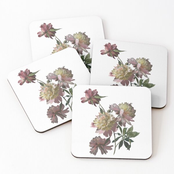 Item preview, Peonies Botanical illustration designed and sold by hotlinemedia.