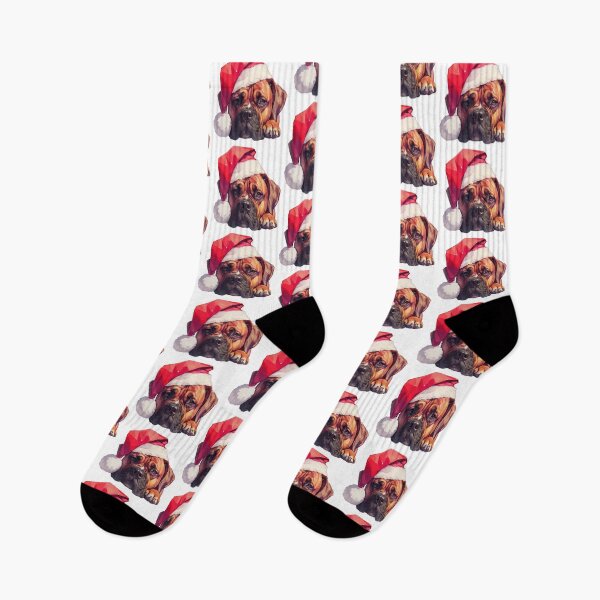 Item preview, Boxer Santa dog designed and sold by MendaciousMina.
