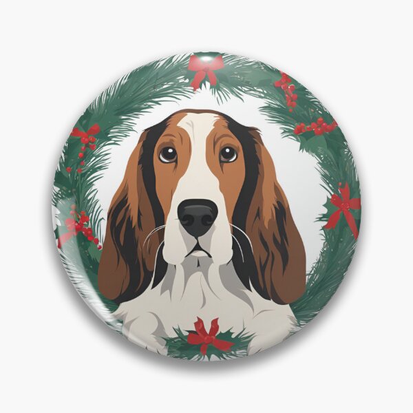 Item preview, Jolly Christmas Grand Basset Griffon Vendeen - A Festive Twist for Dog Lovers designed and sold by GoodyPaws.