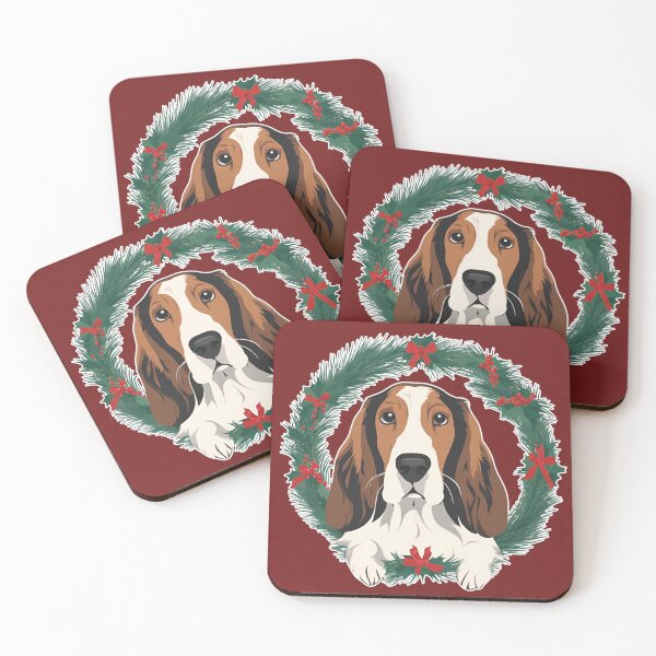 Item preview, Jolly Christmas Grand Basset Griffon Vendeen - A Festive Twist for Dog Lovers designed and sold by GoodyPaws.