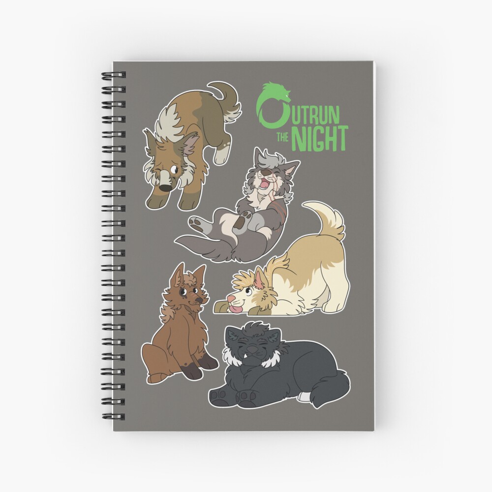 Item preview, Spiral Notebook designed and sold by OutrunTheNight.