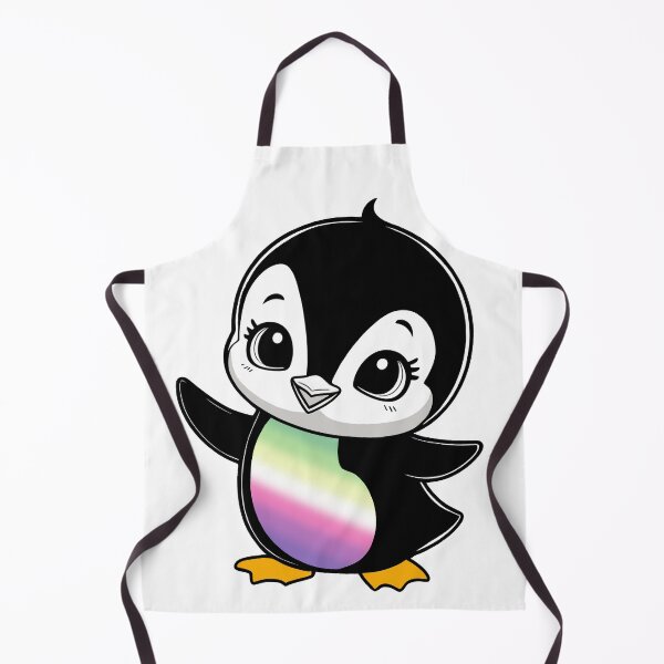 Item preview, Genderfae Pride Baby Penguin, Kawaii Genderdoe Flag Penguin designed and sold by Travelslightly.