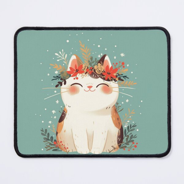 Item preview, Festive Kitty Cat designed and sold by MendaciousMina.