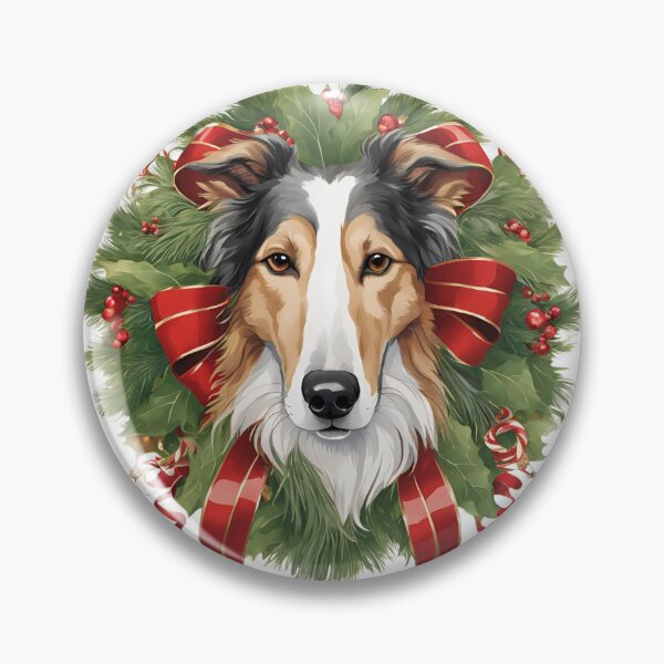 Item preview, Jolly Christmas Borzoi - Festive Holiday Design for Borzoi Lovers designed and sold by GoodyPaws.