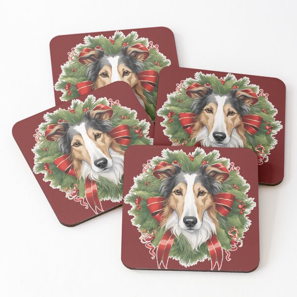 Item preview, Jolly Christmas Borzoi - Festive Holiday Design for Borzoi Lovers designed and sold by GoodyPaws.
