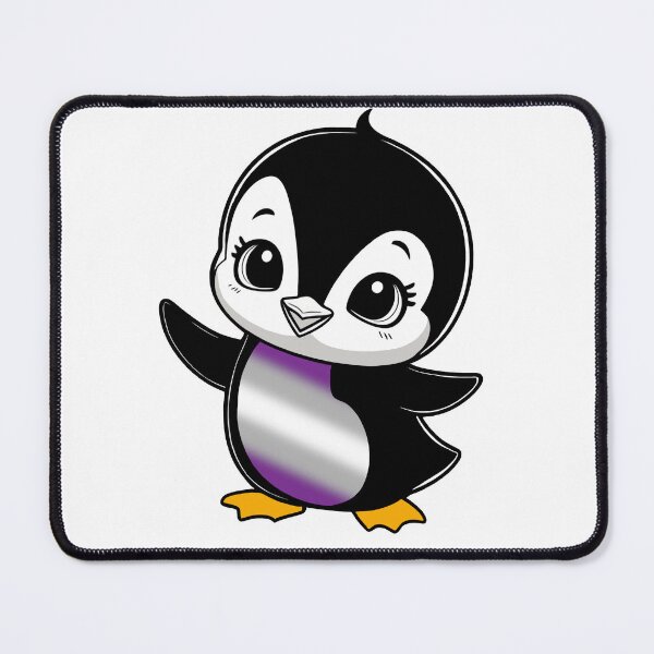 Item preview, Graysexual Pride Baby Penguin, Kawaii Graysexual Flag Penguin designed and sold by Travelslightly.