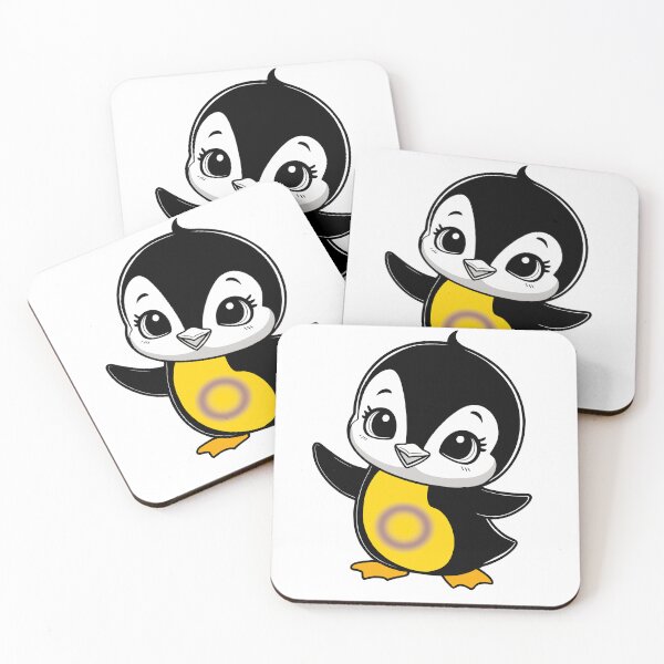 Item preview, Intersex Pride Baby Penguin, Kawaii AFAB / AMAB Flag Penguin designed and sold by Travelslightly.