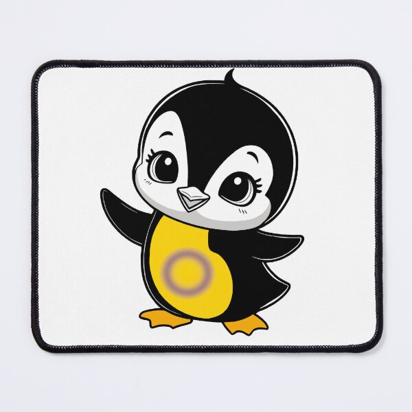 Item preview, Intersex Pride Baby Penguin, Kawaii AFAB / AMAB Flag Penguin designed and sold by Travelslightly.