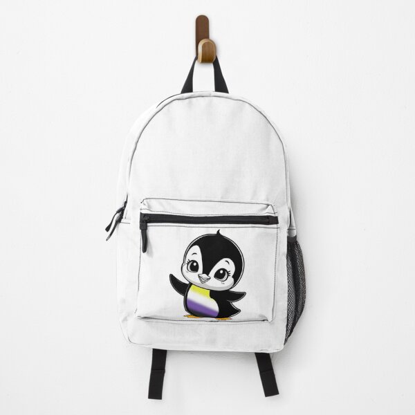 Item preview, Nonbinary Pride Baby Penguin, Kawaii Enby Flag Penguin designed and sold by Travelslightly.