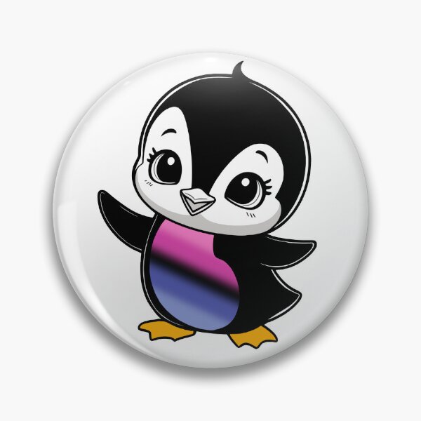 Item preview, Omnisexual Pride Baby Penguin, Kawaii Omni Flag Penguin designed and sold by Travelslightly.