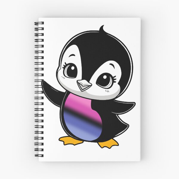 Item preview, Omnisexual Pride Baby Penguin, Kawaii Omni Flag Penguin designed and sold by Travelslightly.