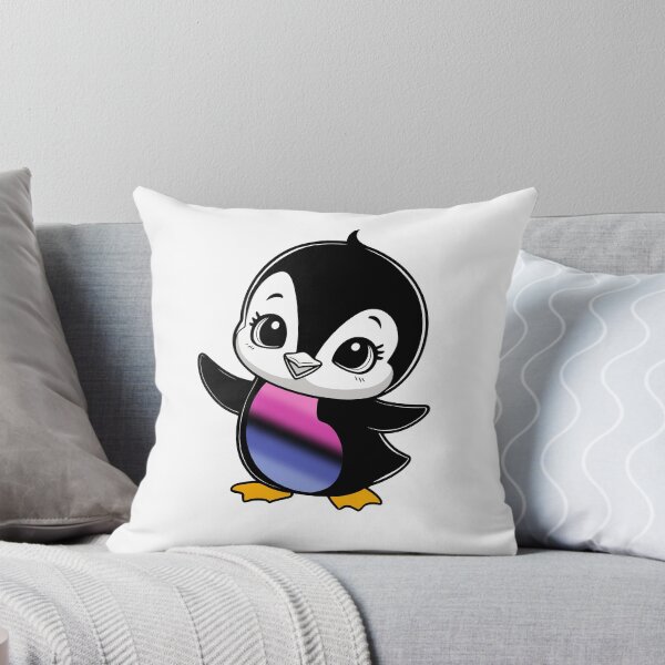 Item preview, Omnisexual Pride Baby Penguin, Kawaii Omni Flag Penguin designed and sold by Travelslightly.