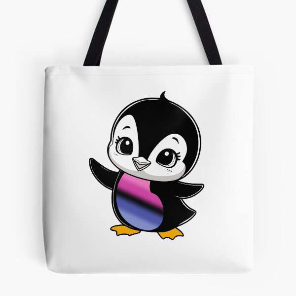 Item preview, Omnisexual Pride Baby Penguin, Kawaii Omni Flag Penguin designed and sold by Travelslightly.