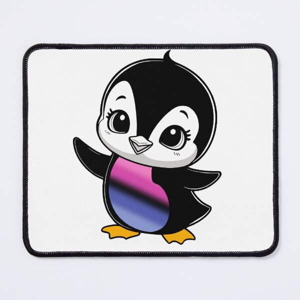 Item preview, Omnisexual Pride Baby Penguin, Kawaii Omni Flag Penguin designed and sold by Travelslightly.