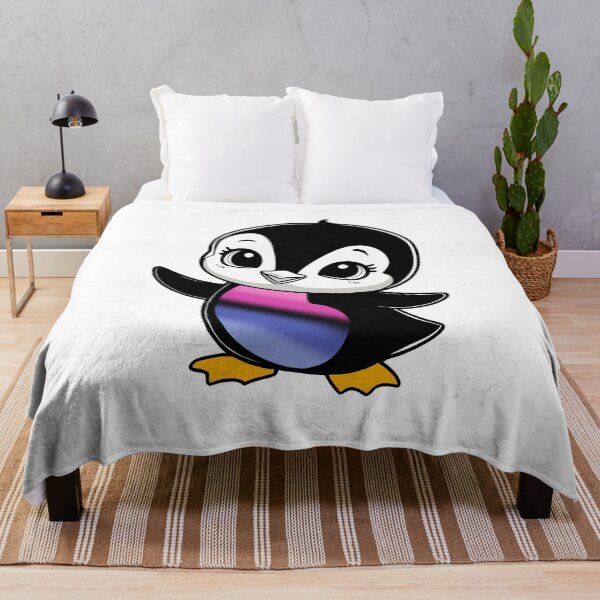 Item preview, Omnisexual Pride Baby Penguin, Kawaii Omni Flag Penguin designed and sold by Travelslightly.