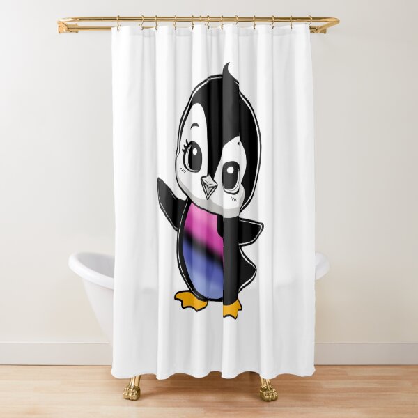 Item preview, Omnisexual Pride Baby Penguin, Kawaii Omni Flag Penguin designed and sold by Travelslightly.