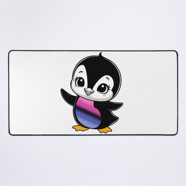 Item preview, Omnisexual Pride Baby Penguin, Kawaii Omni Flag Penguin designed and sold by Travelslightly.