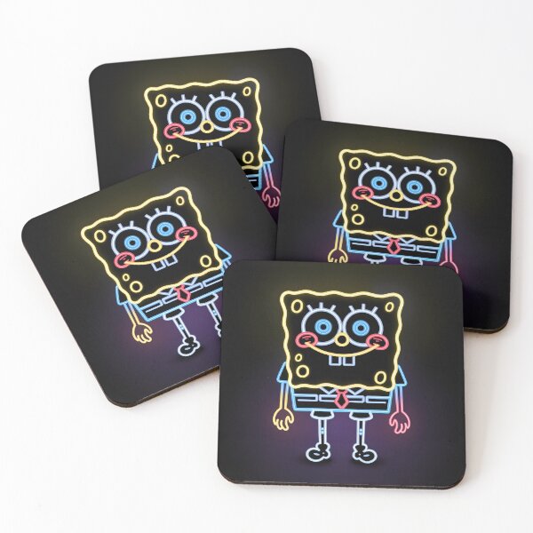 Item preview, Neon SpongeBob Sign Collection: Vibrant Designs and Illustrations designed and sold by hiiameartha.
