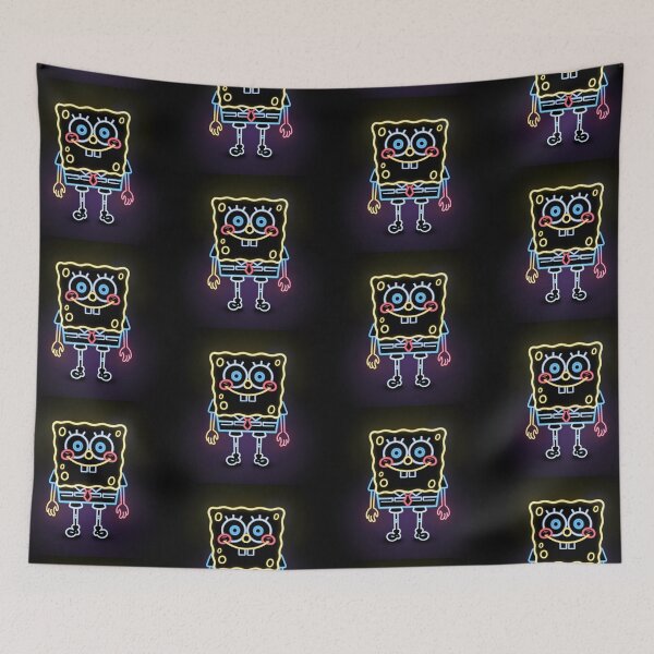 Item preview, Neon SpongeBob Sign Collection: Vibrant Designs and Illustrations designed and sold by hiiameartha.