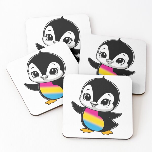 Item preview, Pansexual Pride Baby Penguin, Kawaii Pan Flag Penguin designed and sold by Travelslightly.