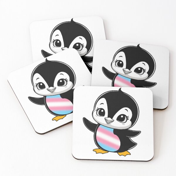 Item preview, Transgender Pride Baby Penguin, Kawaii Trans Flag Penguin designed and sold by Travelslightly.