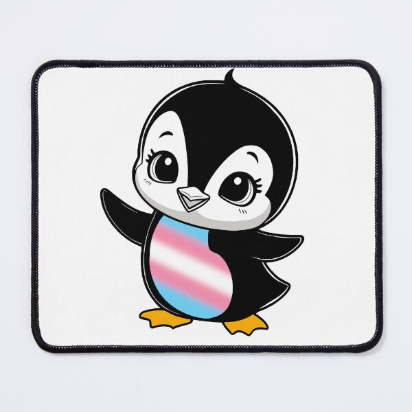 Item preview, Transgender Pride Baby Penguin, Kawaii Trans Flag Penguin designed and sold by Travelslightly.