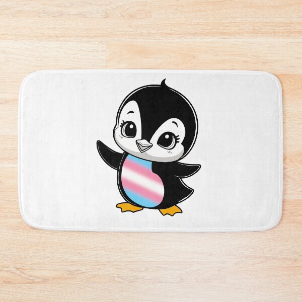 Item preview, Transgender Pride Baby Penguin, Kawaii Trans Flag Penguin designed and sold by Travelslightly.