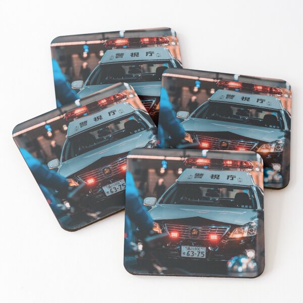 Item preview, Police car - Tokyo - Japan designed and sold by Evasionrebelle.