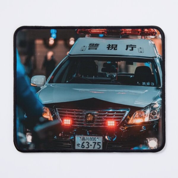 Item preview, Police car - Tokyo - Japan designed and sold by Evasionrebelle.