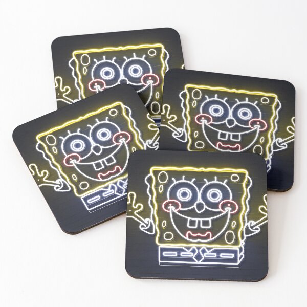 Item preview, Neon SpongeBob Sign Collection: Vibrant Designs and Illustrations designed and sold by hiiameartha.
