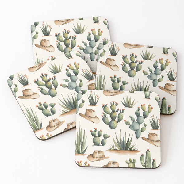 Item preview, Desert Cactus and Cowboy Charm  designed and sold by Lily-and-Lyle.