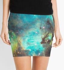 Green Galaxy Mini Skirt