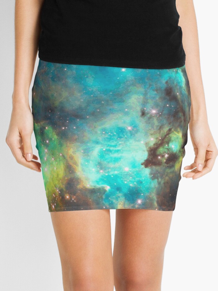 nebula maxi skirt green