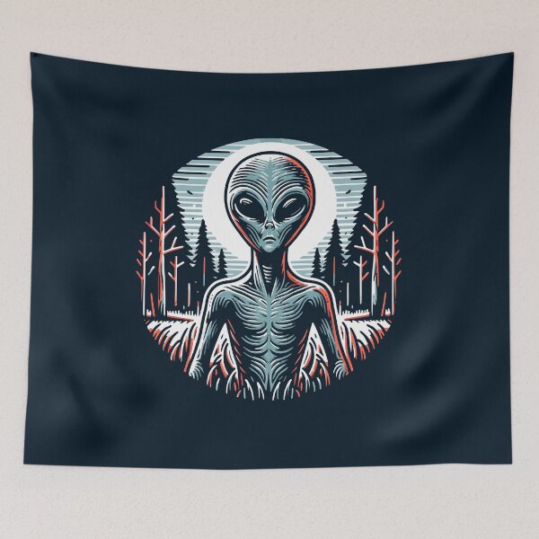 Item preview, Alien in Forest designed and sold by roswellboutique.