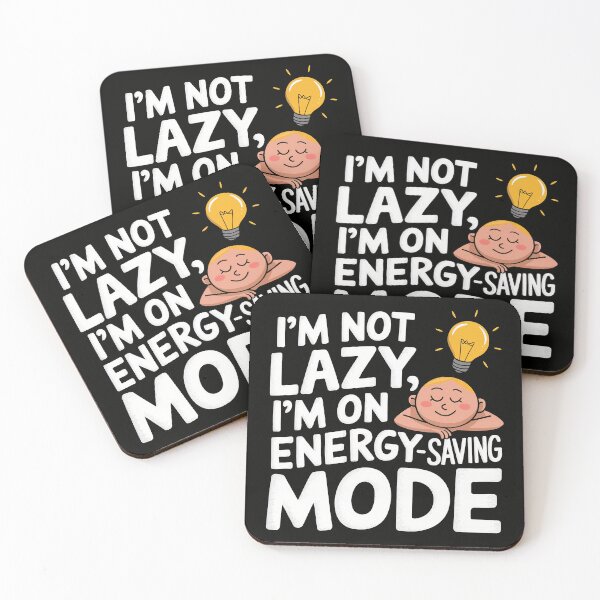 Item preview, I'm Not Lazy, I'm on Energy-Saving Mode, T-Shirt  designed and sold by MagicByAmos.