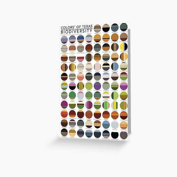 Item preview, Endangered Texas Species Color Palettes designed and sold by Juliet Whitsett.