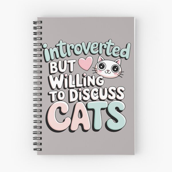 Item preview, Introverted but willing to discuss cats designed and sold by artchic4you.