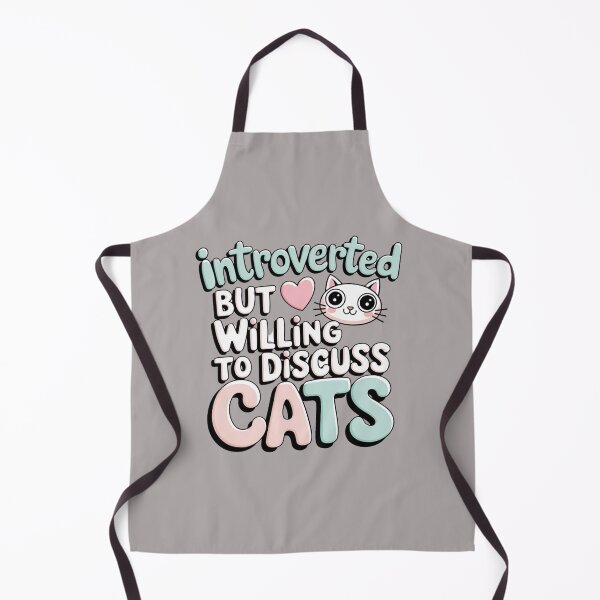 Item preview, Introverted but willing to discuss cats designed and sold by artchic4you.