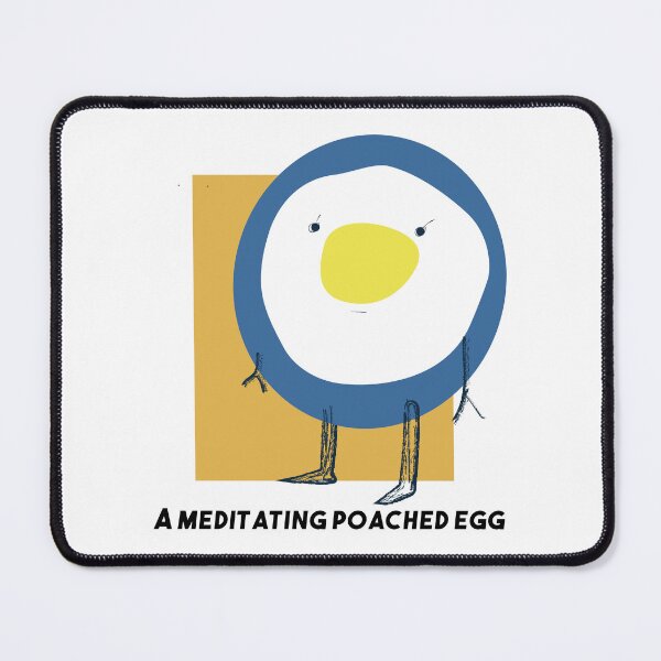 Item preview, A meditating poached egg  designed and sold by ones-artstudio.