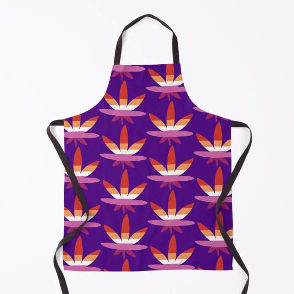 Item preview, Lesbian Pride Weed Leaf - LGBTQ Stoner Art designed and sold by Cannaxes Studio.