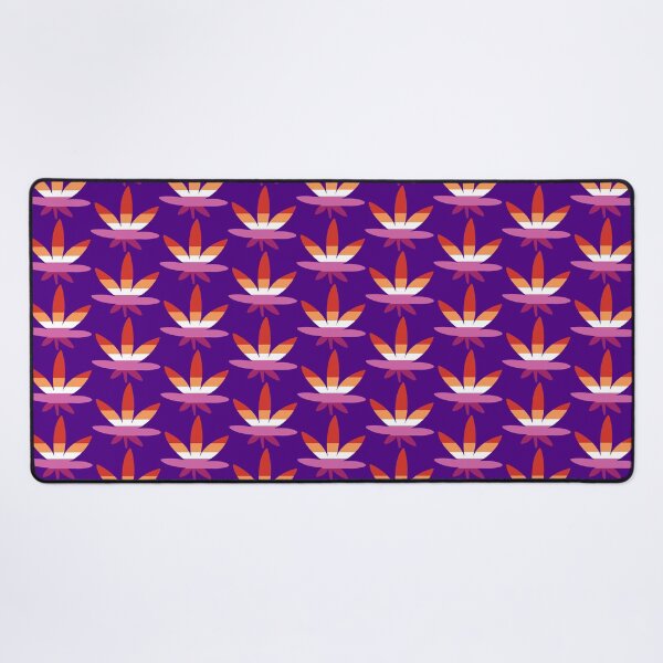 Item preview, Lesbian Pride Weed Leaf - LGBTQ Stoner Art designed and sold by Cannaxes Studio.