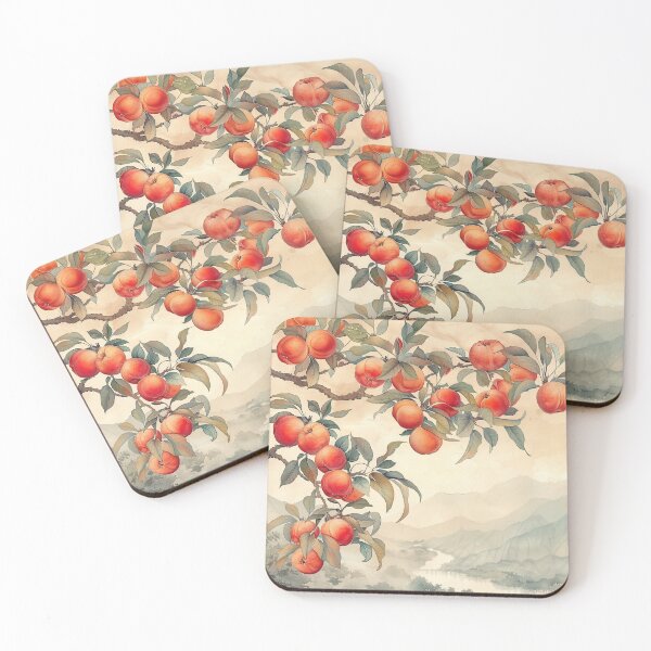 Item preview, Japanese illustration Peaches designed and sold by KootenayDesigns.