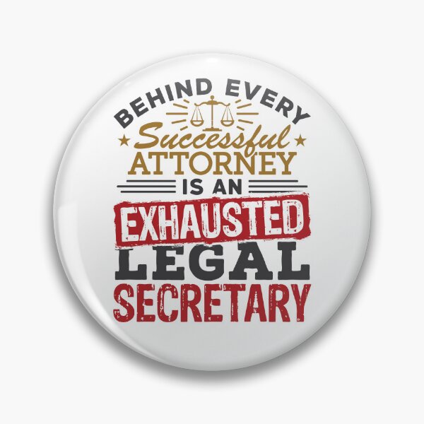 Item preview, Funny Exhausted Legal Secretary Law Firm  designed and sold by jaygo.