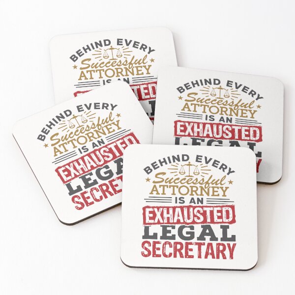 Item preview, Funny Exhausted Legal Secretary Law Firm  designed and sold by jaygo.