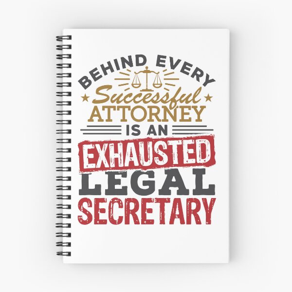 Item preview, Funny Exhausted Legal Secretary Law Firm  designed and sold by jaygo.